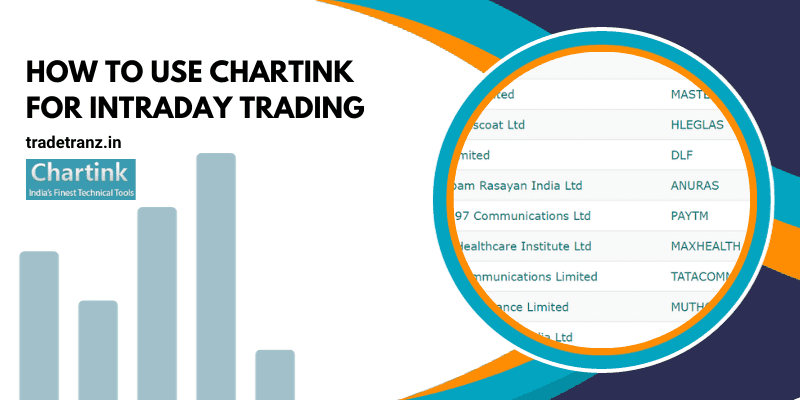 How to Use Chartink for Intraday